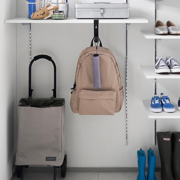 下駄箱中ハンギング傘立て タワー 山崎実業 公式 tower 10080 10081 ホワイト ブラック