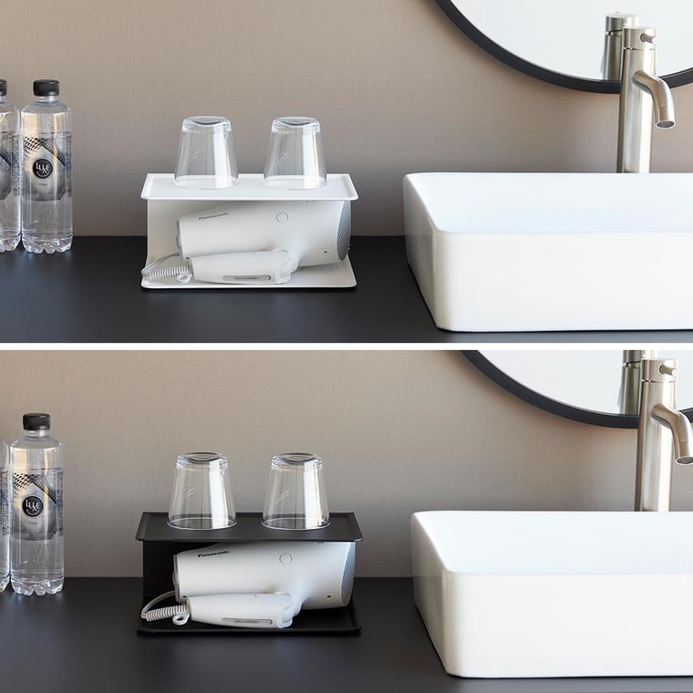 アメニティー収納 タワー 2段 山崎実業 公式 tower 10092 10093 ホワイト ブラック 送料無料