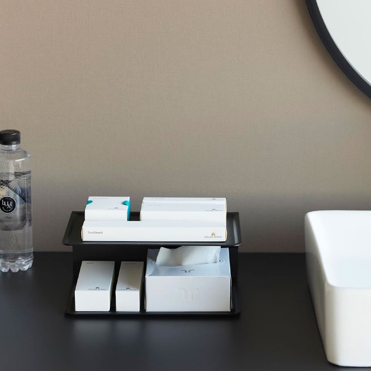 アメニティー収納 タワー 2段 山崎実業 公式 tower 10092 10093 ホワイト ブラック 送料無料