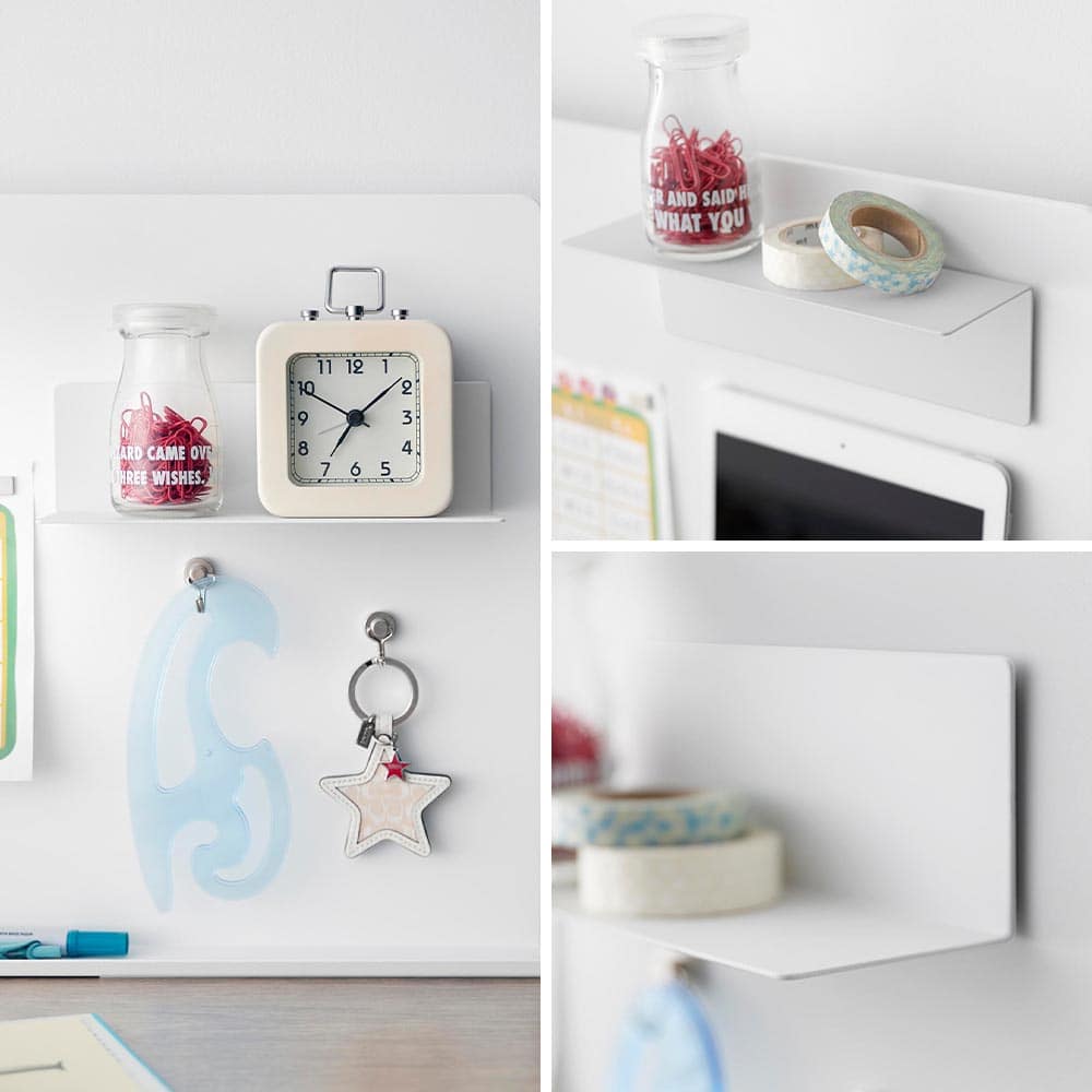 マグネット棚 タワー スチールパネル対応 山崎実業 公式 tower 10094 10095 ホワイト ブラック