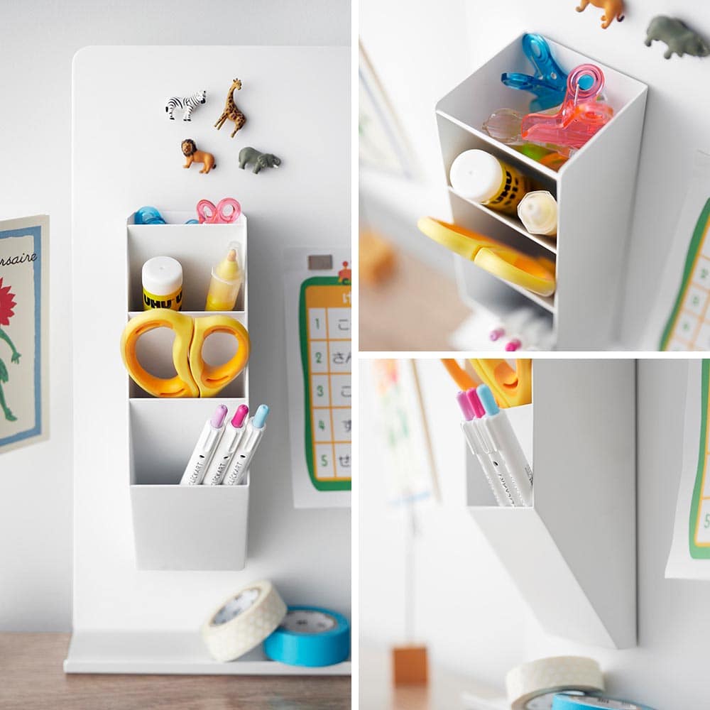 マグネットペンスタンド タワー スチールパネル対応 山崎実業 公式 tower 10096 10097 ホワイト ブラック