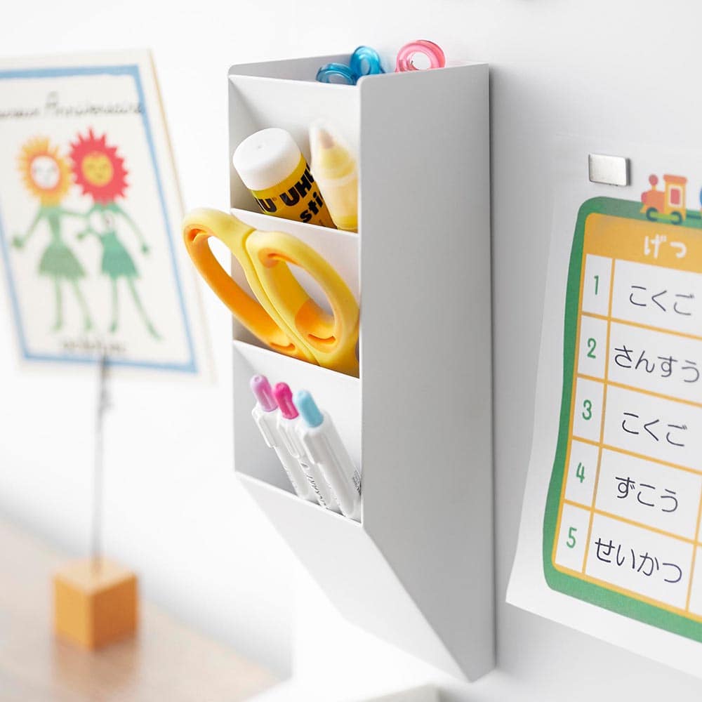 マグネットペンスタンド タワー スチールパネル対応 山崎実業 公式 tower 10096 10097 ホワイト ブラック