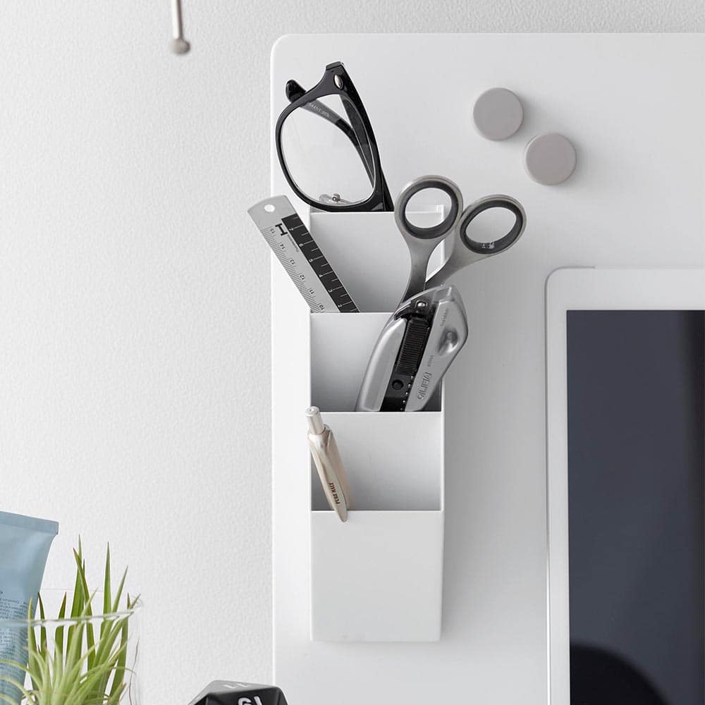 マグネットペンスタンド タワー スチールパネル対応 山崎実業 公式 tower 10096 10097 ホワイト ブラック