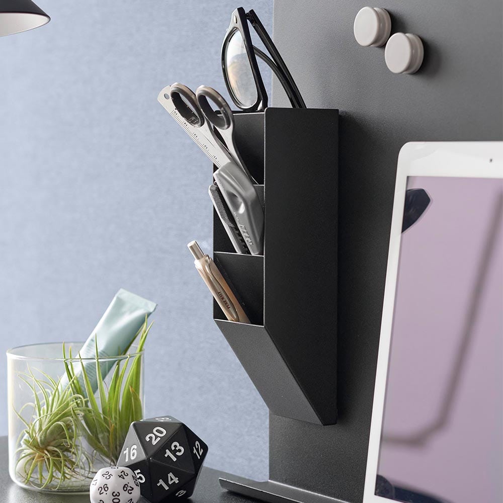 マグネットペンスタンド タワー スチールパネル対応 山崎実業 公式 tower 10096 10097 ホワイト ブラック