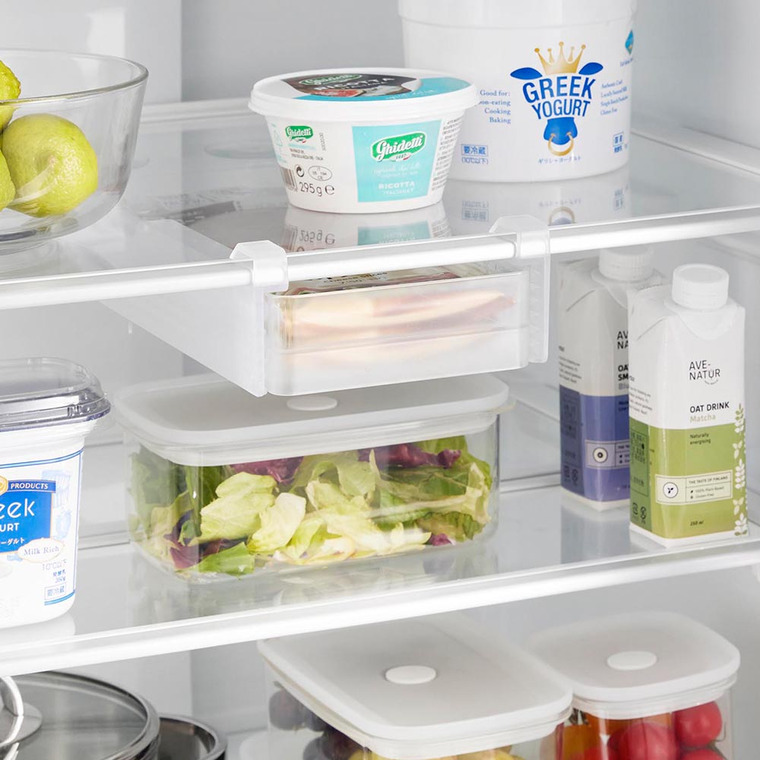 冷蔵庫中棚下高さ調節ラック タワー S 山崎実業 tower 10106 10107 ホワイト ブラック