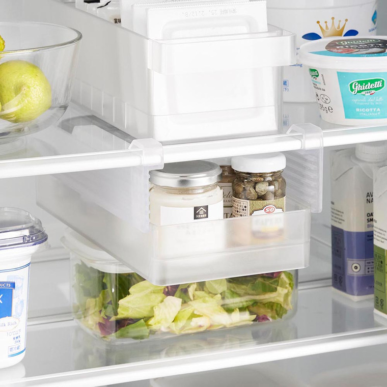 冷蔵庫中棚下高さ調節ラック タワー S 山崎実業 tower 10106 10107 ホワイト ブラック