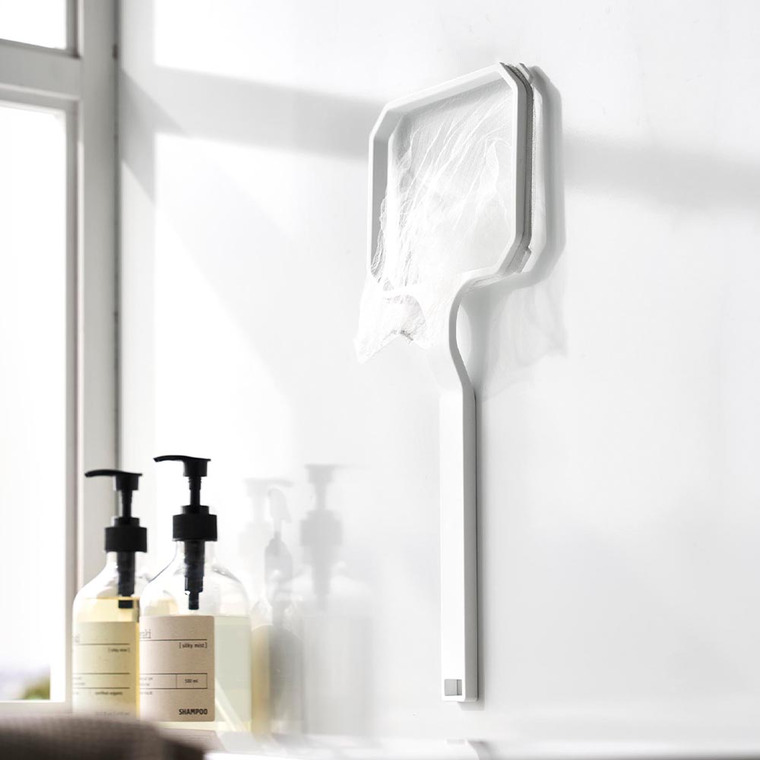 マグネット浴槽&洗濯槽ゴミ取りネットホルダー タワー 山崎実業 公式 tower 10117 10118 ホワイト ブラック