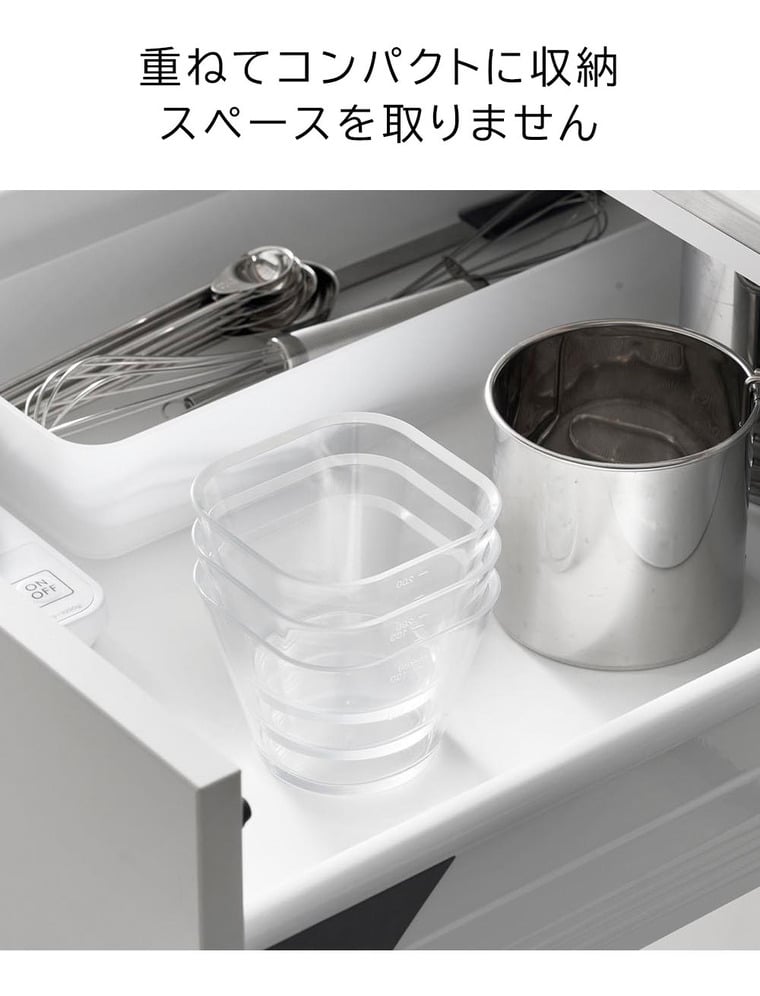 電子レンジ対応洗いやすい下ごしらえボウル タワー S3個組 山崎実業 tower 10127 クリア