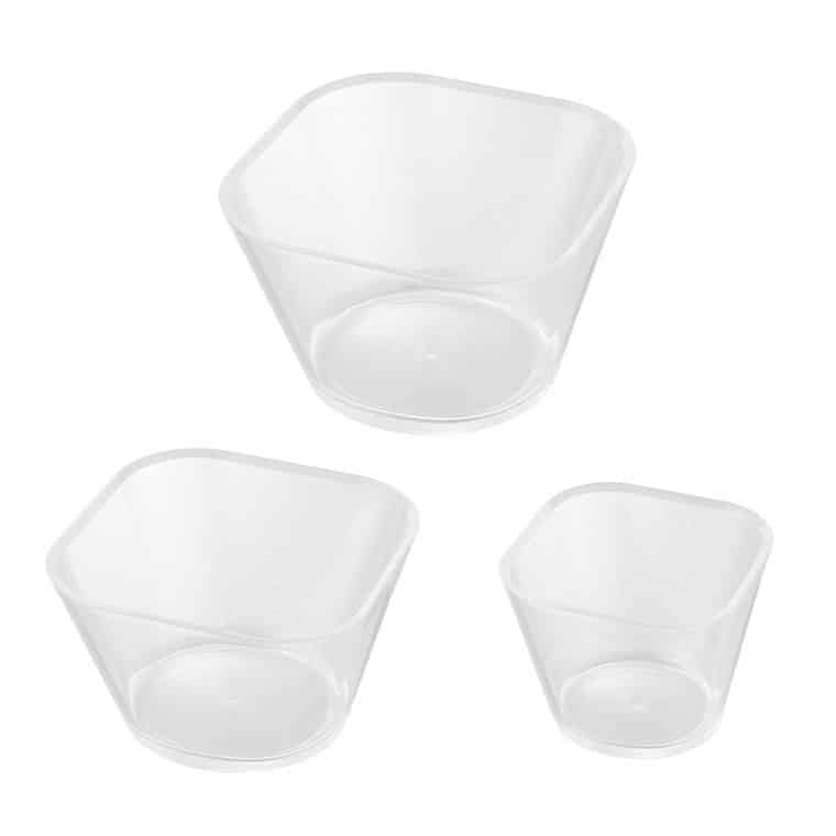 電子レンジ対応洗いやすい下ごしらえボウル タワー SML3点セット 山崎実業 tower クリア 10128 送料無料