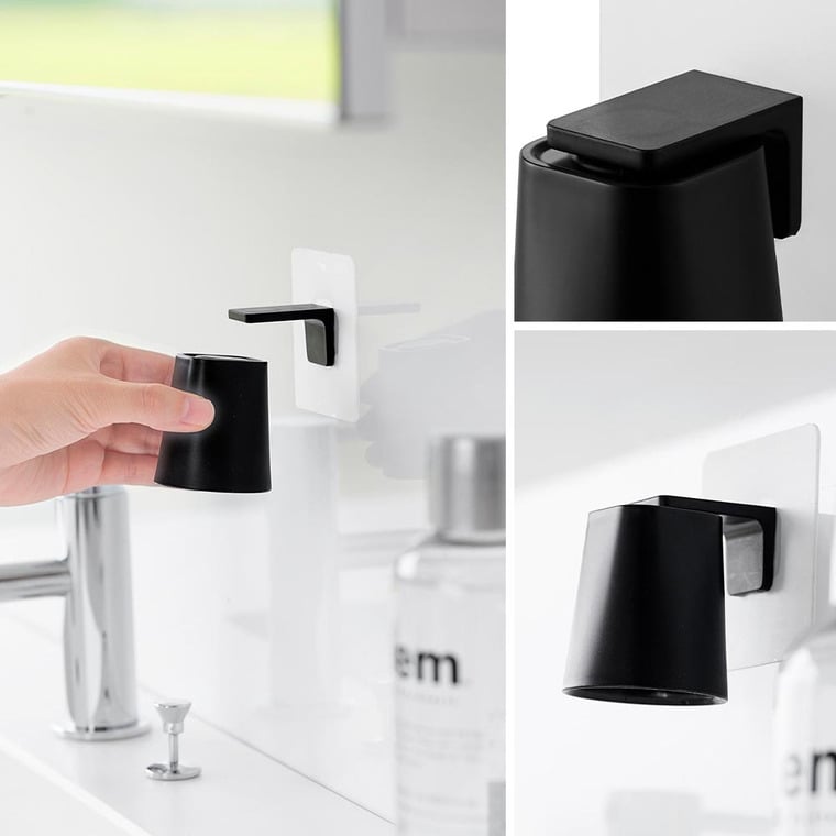 フィルムフックマグネットマウスウォッシュタンブラー タワー 山崎実業 tower 10131 10132 ホワイト ブラック