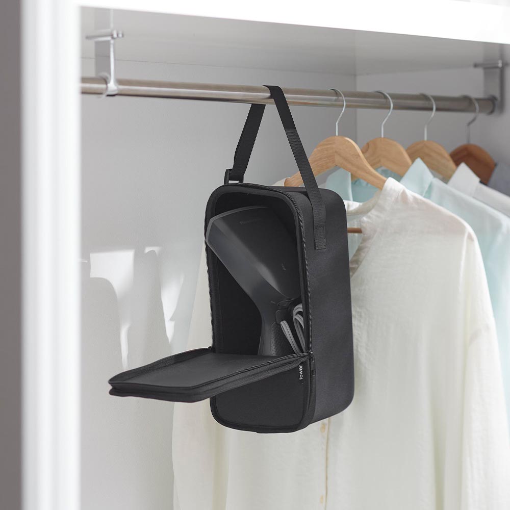 スチームアイロン収納ケース タワー 山崎実業 公式 tower 10137 10138 ライトグレー ブラック 送料無料