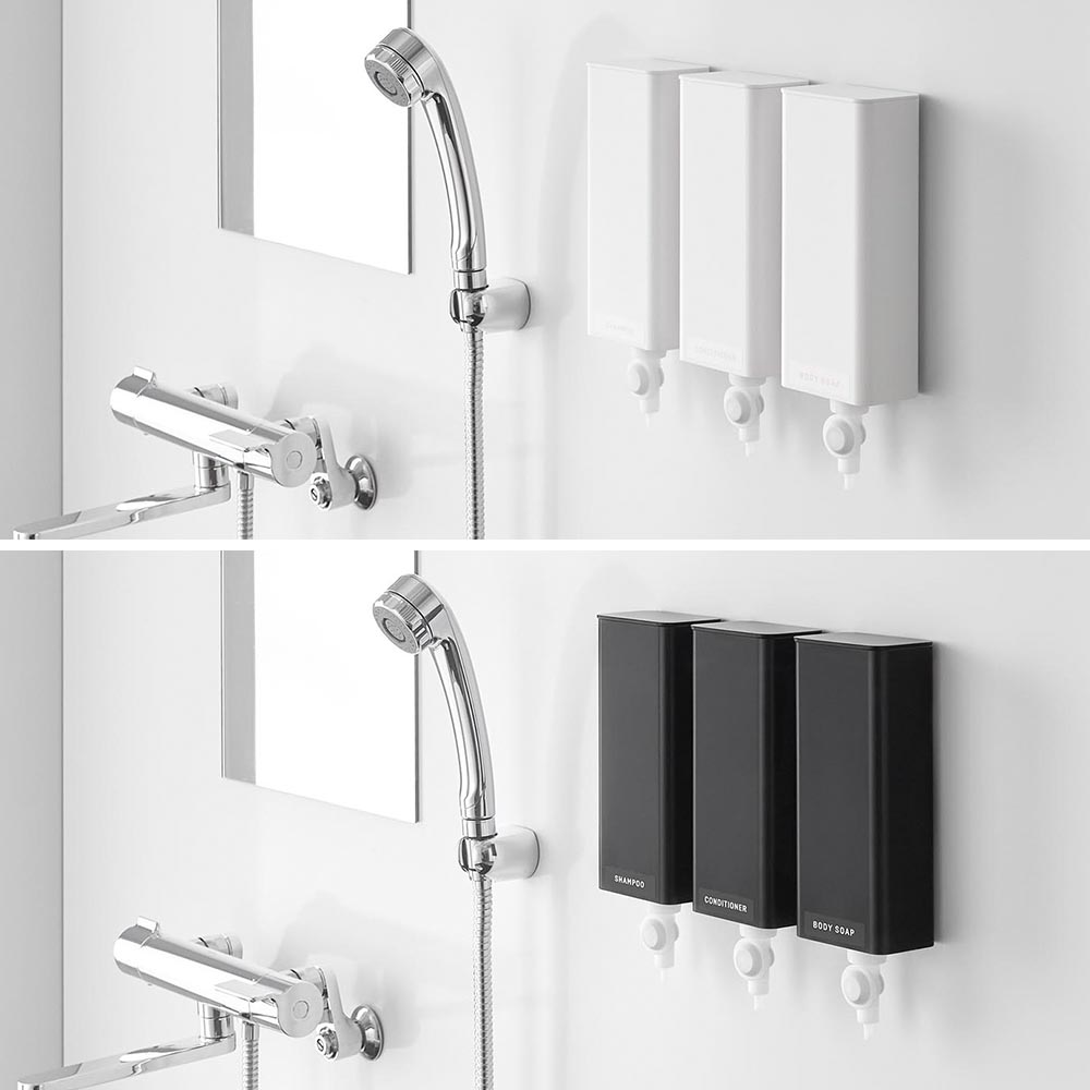 マグネットバスルーム詰め替えパウチディスペンサー収納ホルダー タワー S 山崎実業 tower 10139 10140 ホワイト ブラック