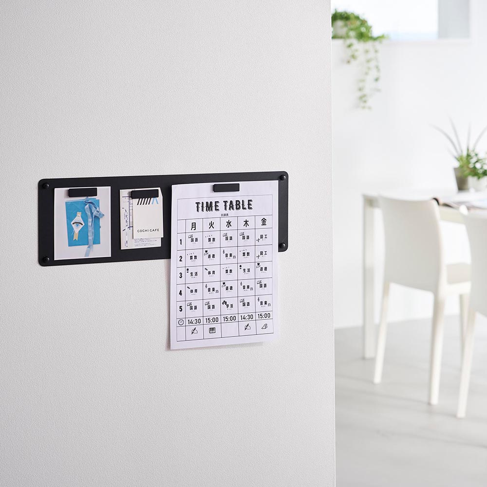 ウォールプリントスチールパネル タワー S 石こうボード壁対応 山崎実業 tower 10153 10154 ホワイト ブラック