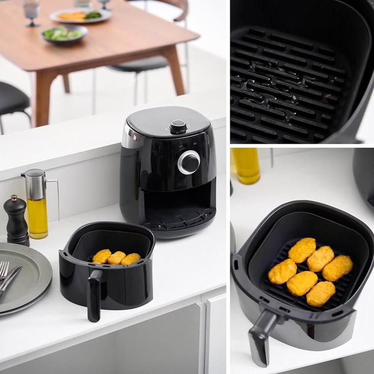 ノンフライヤーライナー タワー 16cm 山崎実業 公式 tower 1.0L 10159 10160 ホワイト ブラック / 食洗機 電子レンジ 対応