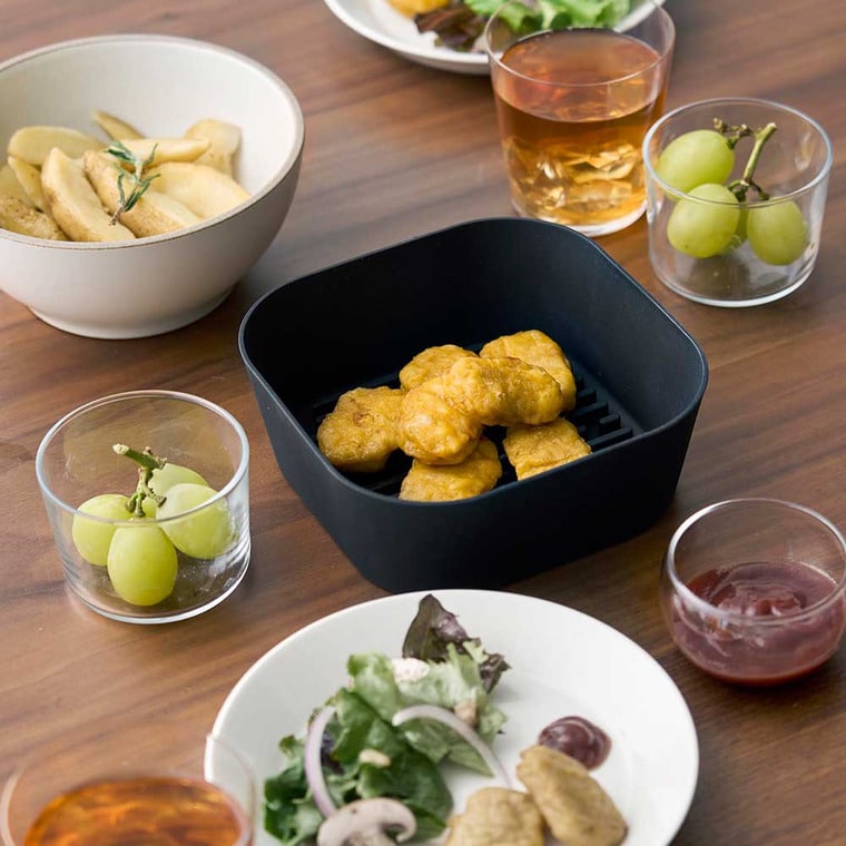 ノンフライヤーライナー タワー 16cm 山崎実業 公式 tower 1.0L 10159 10160 ホワイト ブラック / 食洗機 電子レンジ 対応