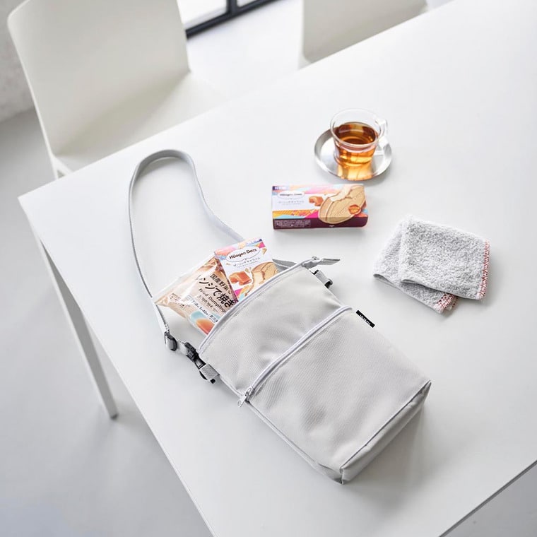 コンビニちょい買い保冷&保温バッグ タワー 山崎実業 公式 tower 10165 10166 ライトグレー ブラック 送料無料