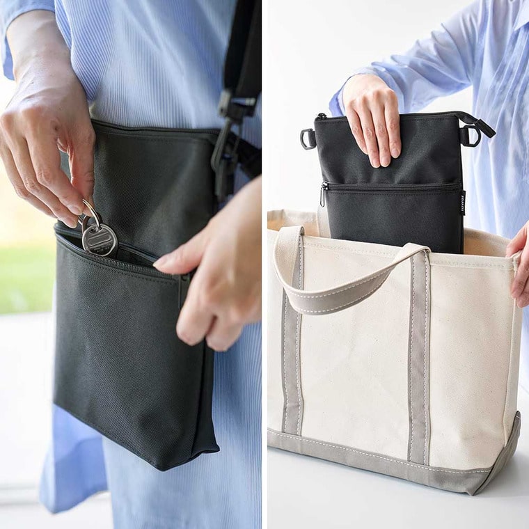 コンビニちょい買い保冷&保温バッグ タワー 山崎実業 公式 tower 10165 10166 ライトグレー ブラック 送料無料