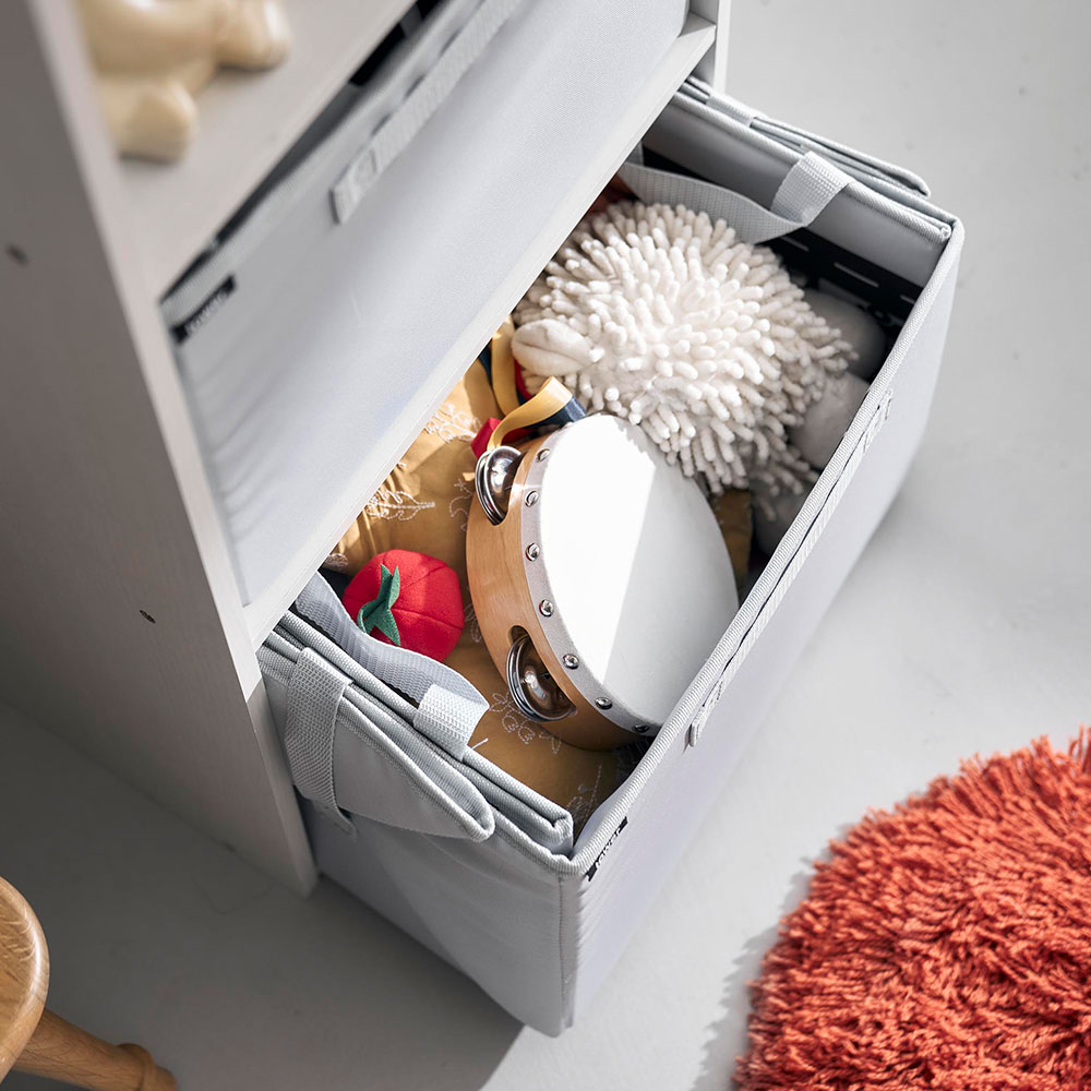 プレイマットにもなるおもちゃ収納 タワー 山崎実業 公式 tower 10169 ライトグレー 送料無料