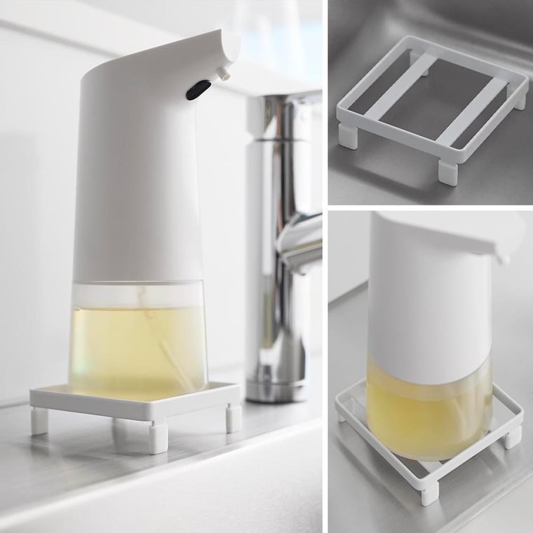 ソープディスペンサーラック タワー 山崎実業 公式 tower 10203 10204 ホワイト ブラック