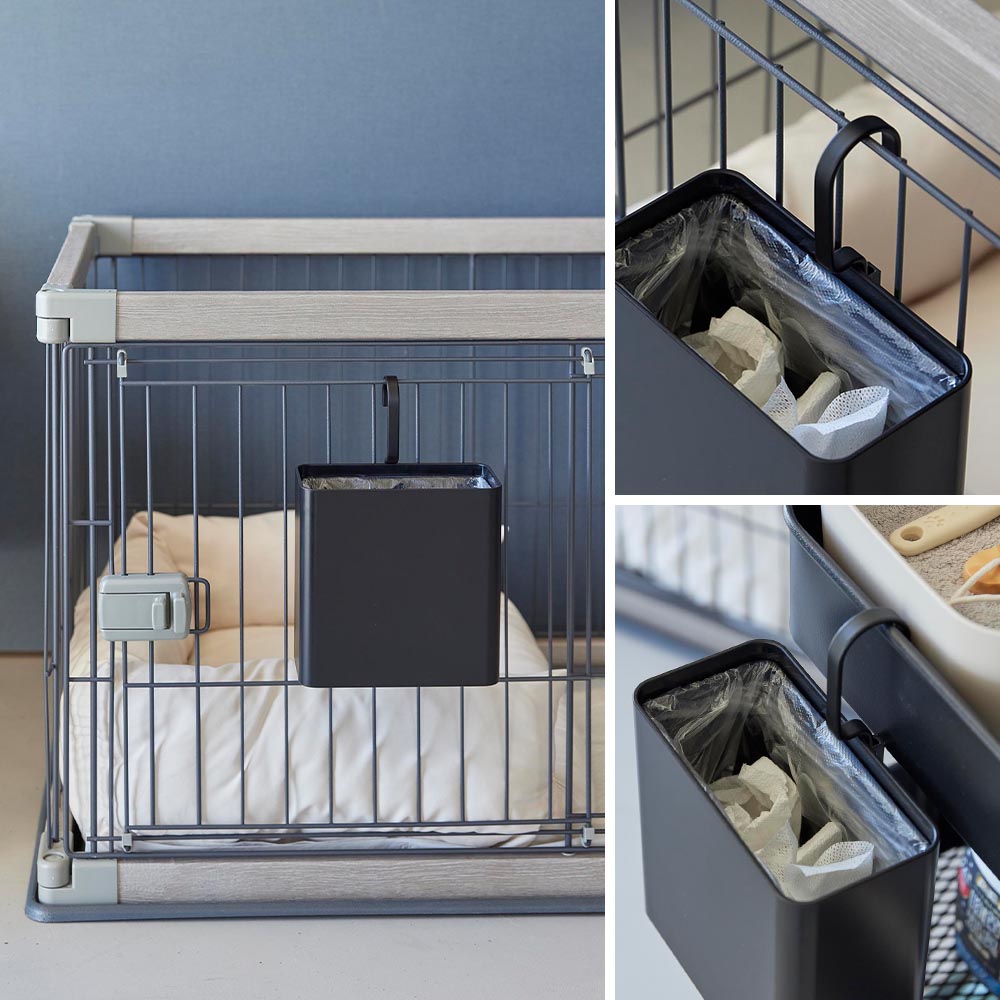 引っ掛けられるゴミ箱 タワー 山崎実業 公式 tower 10219 10220 ホワイト ブラック