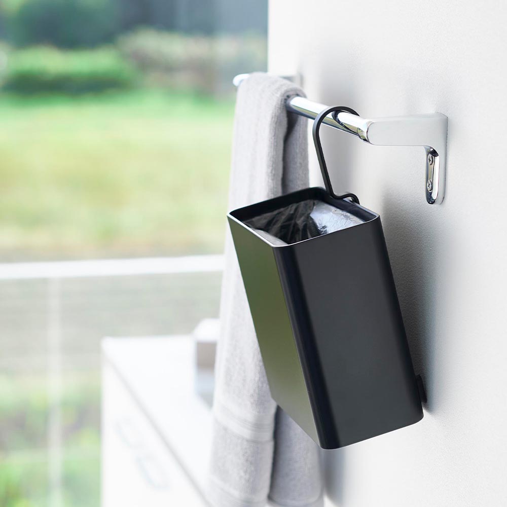 引っ掛けられるゴミ箱 タワー 山崎実業 公式 tower 10219 10220 ホワイト ブラック