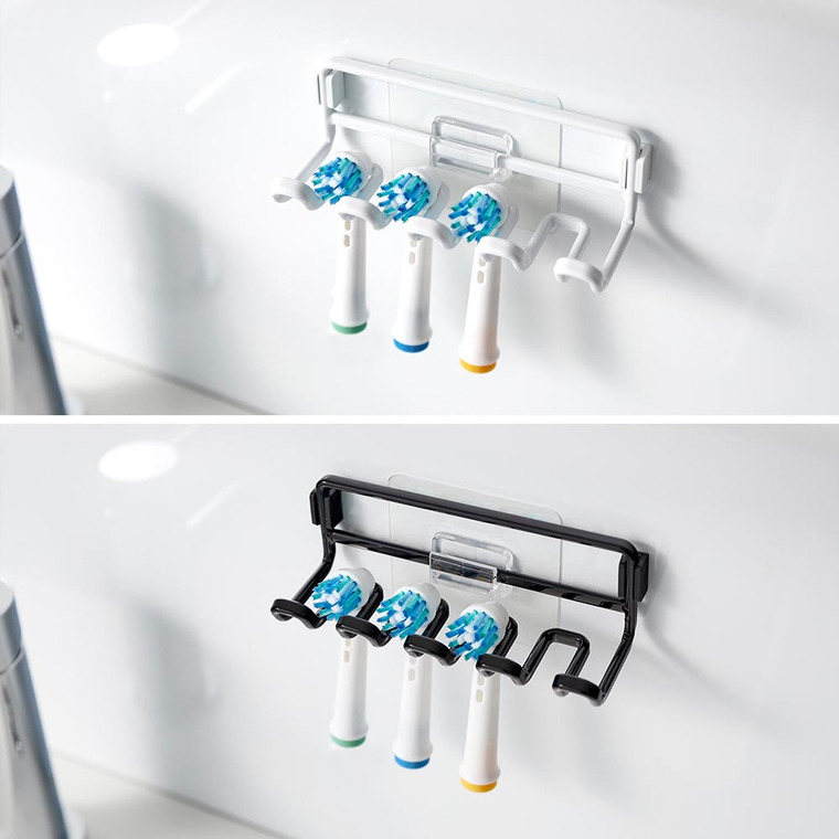 フィルムフック替え歯ブラシホルダー タワー 山崎実業 公式 tower 10223 10224 ホワイト ブラック