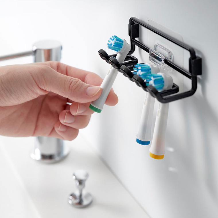 フィルムフック替え歯ブラシホルダー タワー 山崎実業 公式 tower 10223 10224 ホワイト ブラック