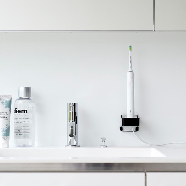 フィルムフック電動歯ブラシ用充電器ラック タワー 山崎実業 公式 tower ホワイト ブラック 10225 10226