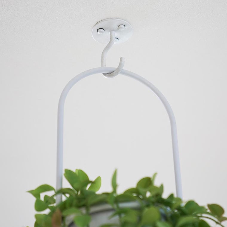 天井から吊り下げできるプランターフック タワー 石こうボード壁対応 山崎実業 公式 tower 10227 10228 ホワイト ブラック