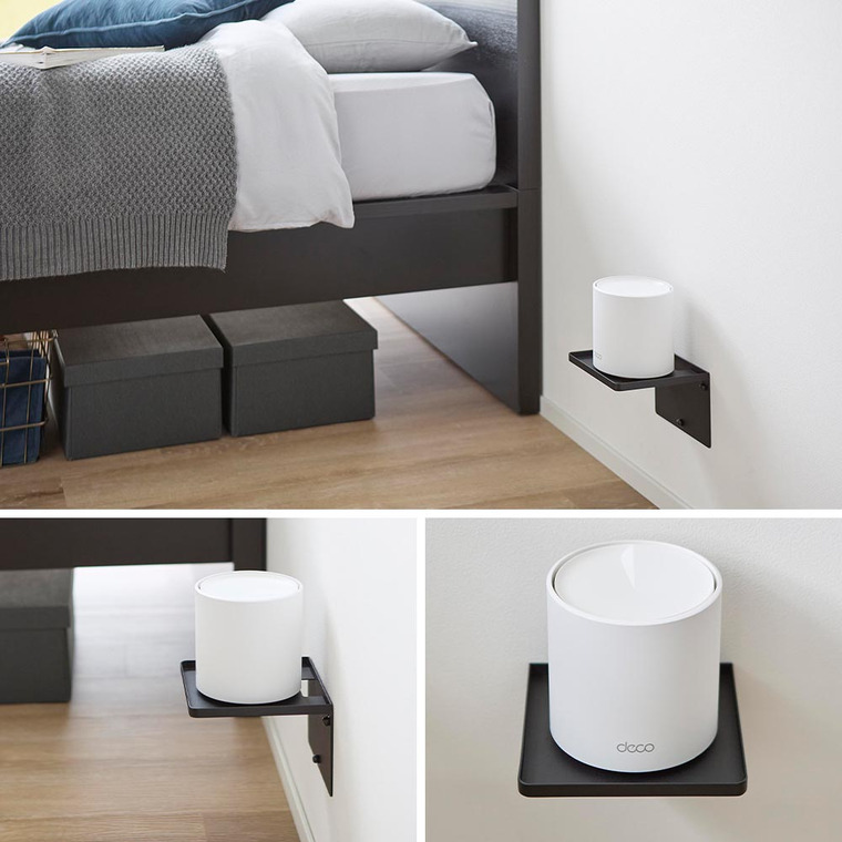 ウォールホームルーターラック タワー 石こうボード壁対応 山崎実業 tower 10231 10232 ホワイト ブラック