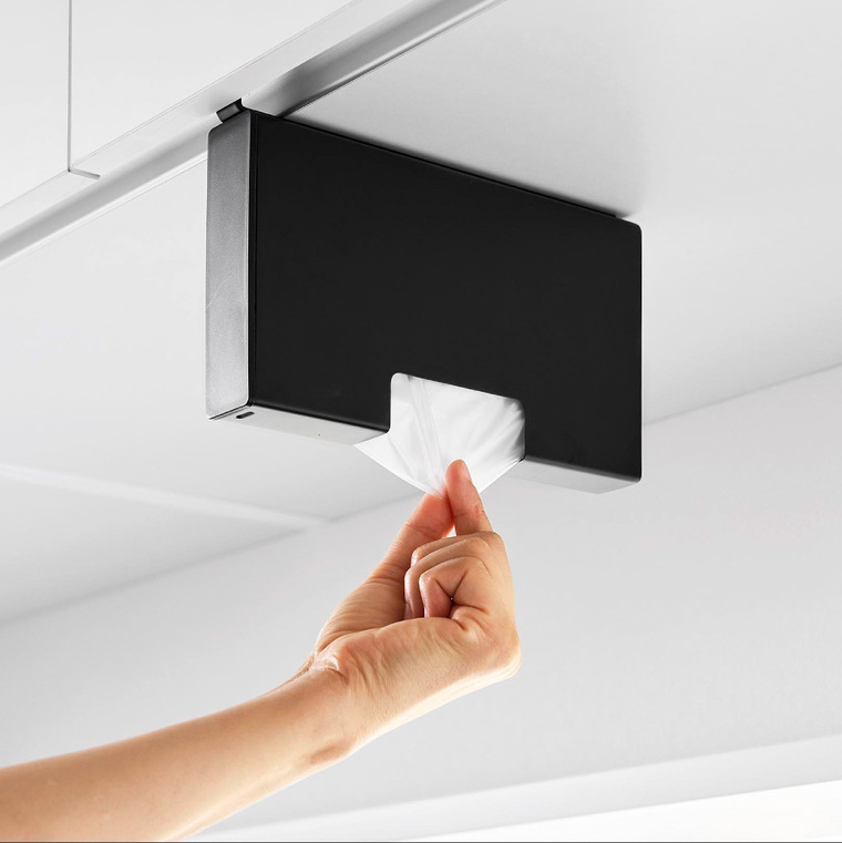 戸棚下ポリ袋収納ホルダー タワー スリム S 山崎実業 tower 10248 10249 ホワイト ブラック