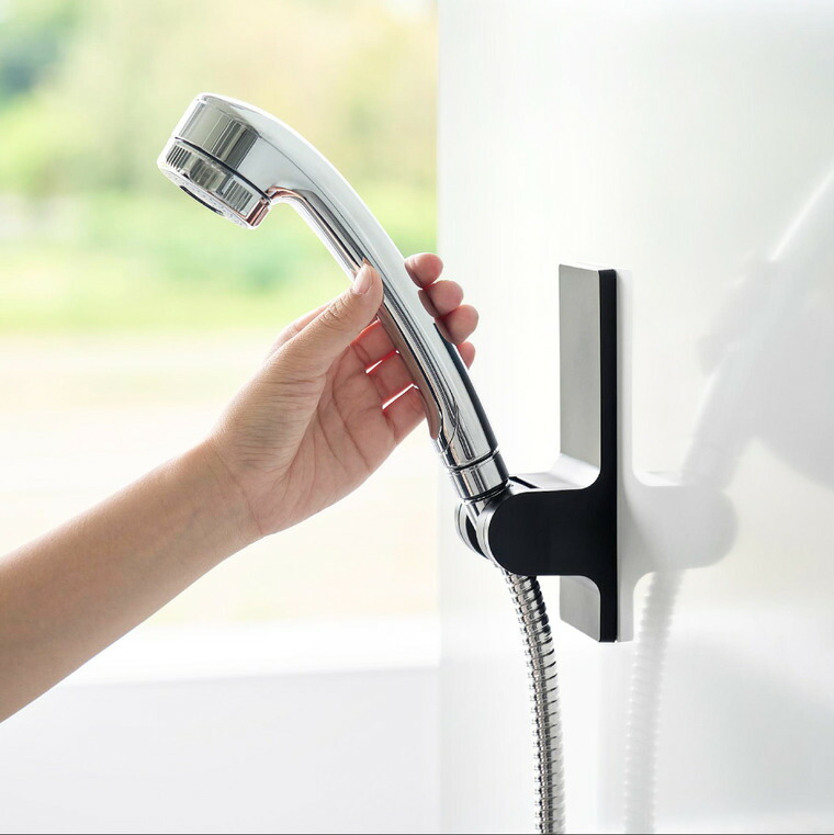 角度が調節できるマグネットシャワーホルダー タワー 山崎実業 tower 10286 10287 ホワイト ブラック