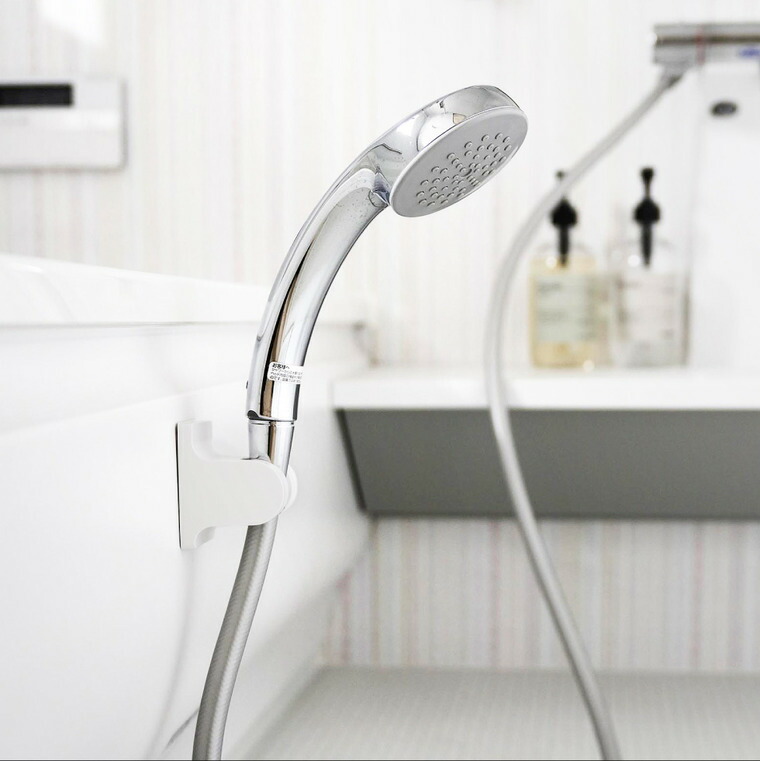 角度が調節できるフィルムフックシャワーホルダー タワー 山崎実業 tower 10288 10289 ホワイト ブラック