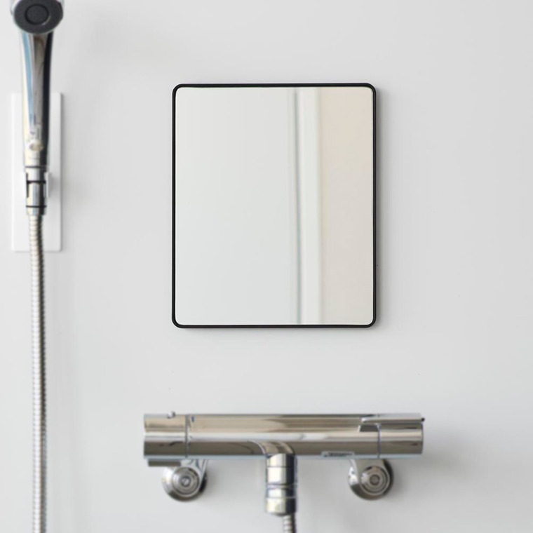 山崎実業 tower マグネットバスルームミラー タワー 角型 公式 10306 10307 ホワイト ブラック 送料無料