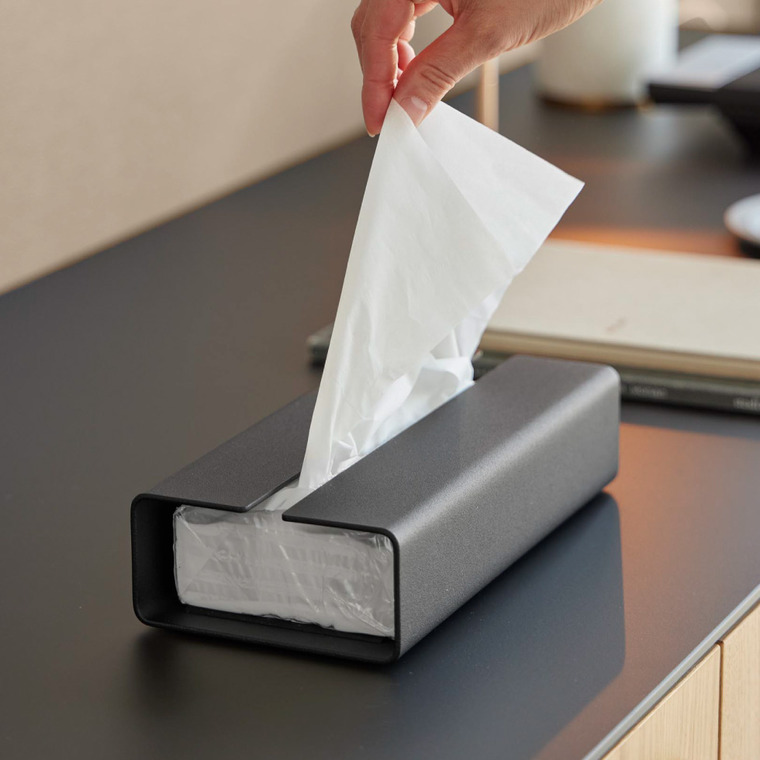 山崎実業 tower 入れ替え簡単ソフトパックティッシュケース タワー 公式 10450 10451 ホワイト ブラック