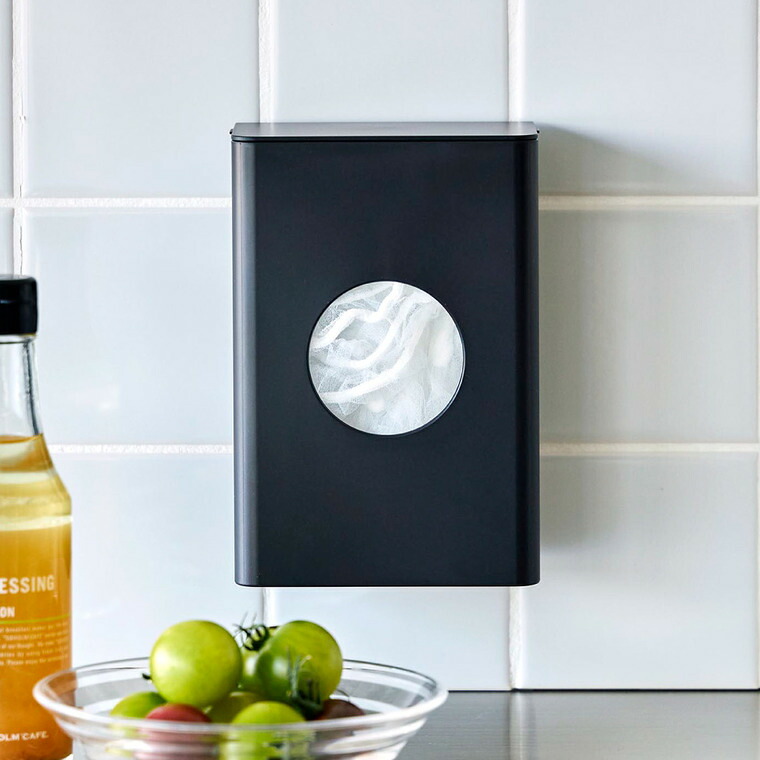 山崎実業 tower フィルムフック水切りネットホルダー タワー 公式 10466 10467 ホワイト ブラック