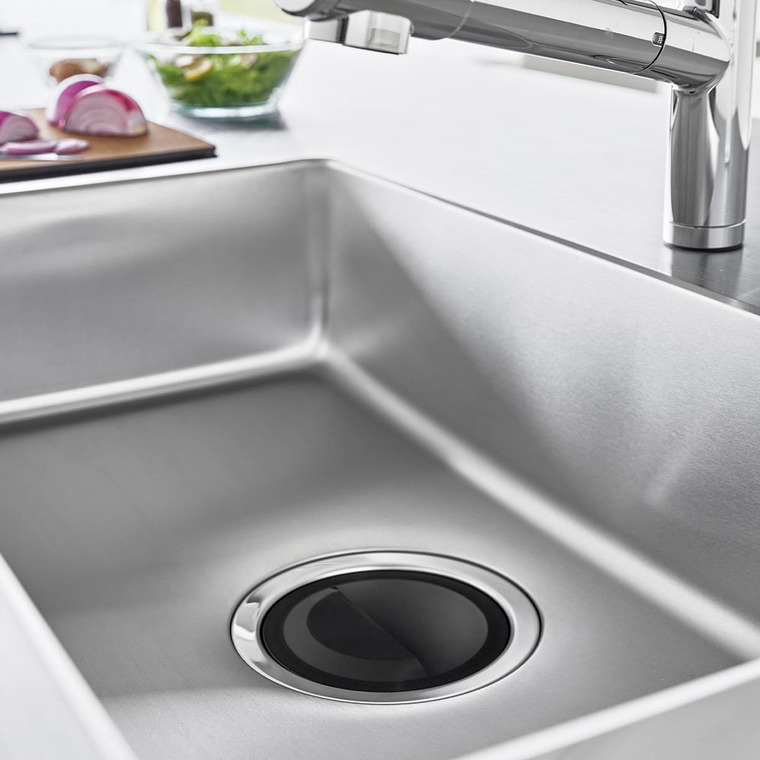 水切りネットホルダー付き排水口カバー タワー 山崎実業 公式 tower 1311 1312 ホワイト ブラック