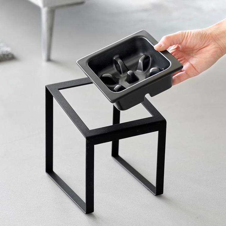 早食い防止ペットフードボウルスタンド タワー 斜めハイタイプ 山崎実業 tower 10239 10240 ホワイト ブラック 送料無料