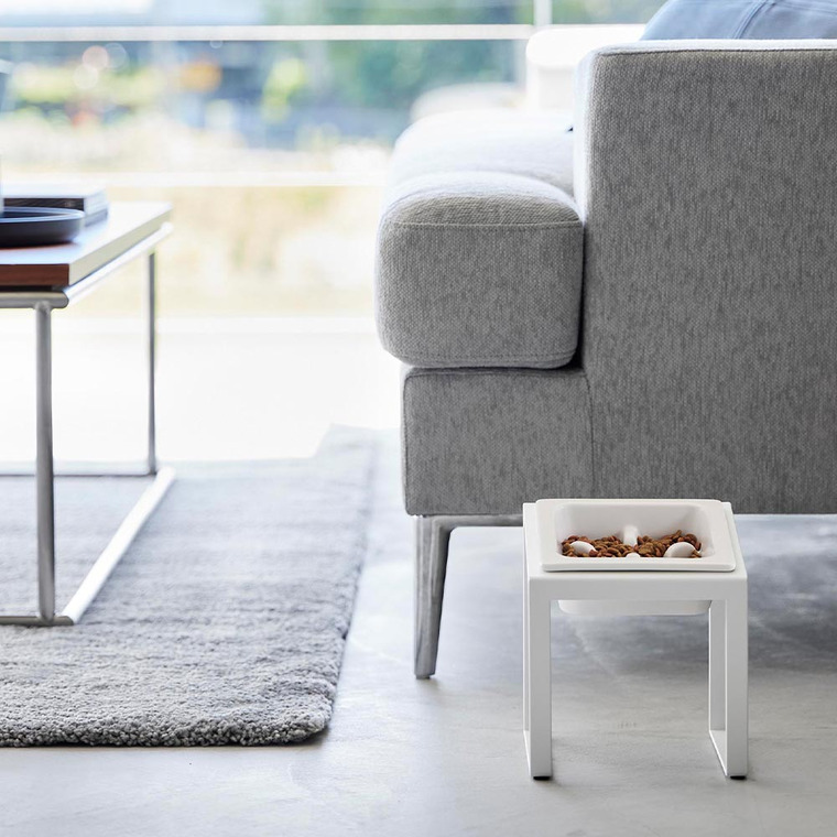 早食い防止ペットフードボウルスタンド タワー 斜めハイタイプ 山崎実業 tower 10239 10240 ホワイト ブラック 送料無料