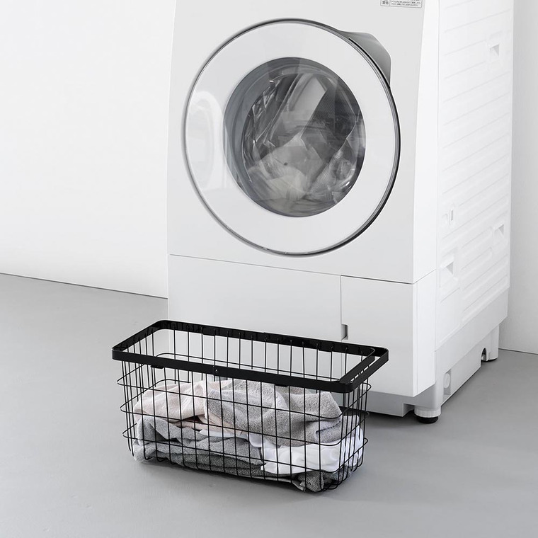ランドリーワイヤーバスケット タワー スリム M 山崎実業 tower 10001 10002 ホワイト ブラック 送料無料