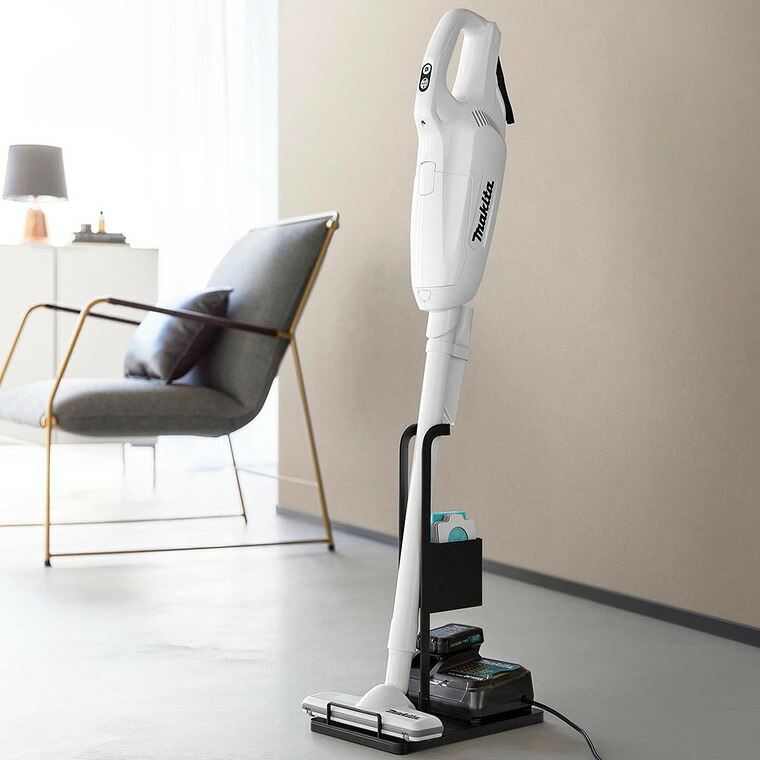 山崎実業 tower スティッククリーナー紙パック&充電器収納スタンド タワー 公式 10260 10261 ホワイト ブラック 送料無料