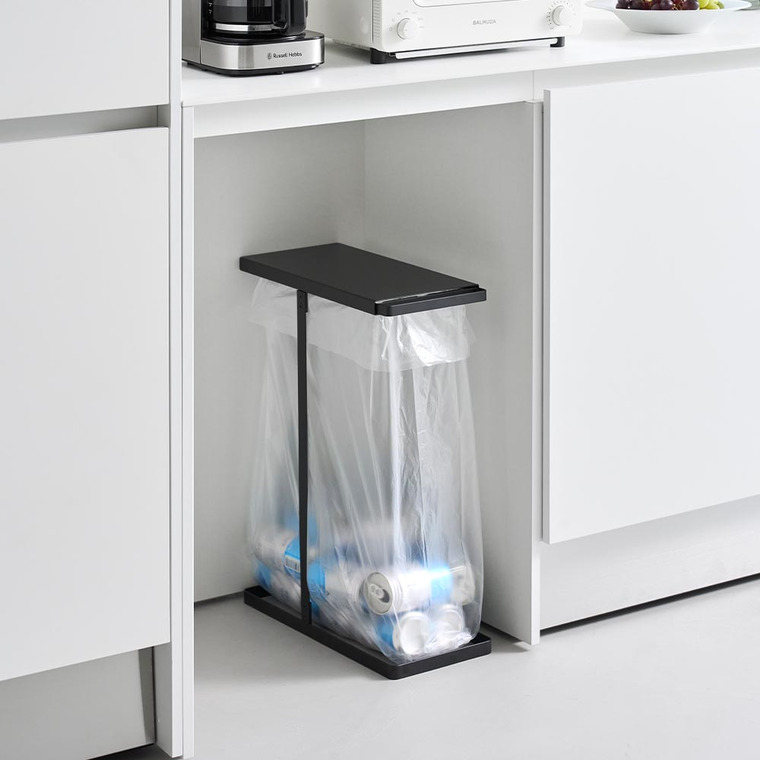 山崎実業 tower 引き出す分別ゴミ袋ホルダー タワー スリム 公式 10264 10265 ホワイト ブラック 送料無料