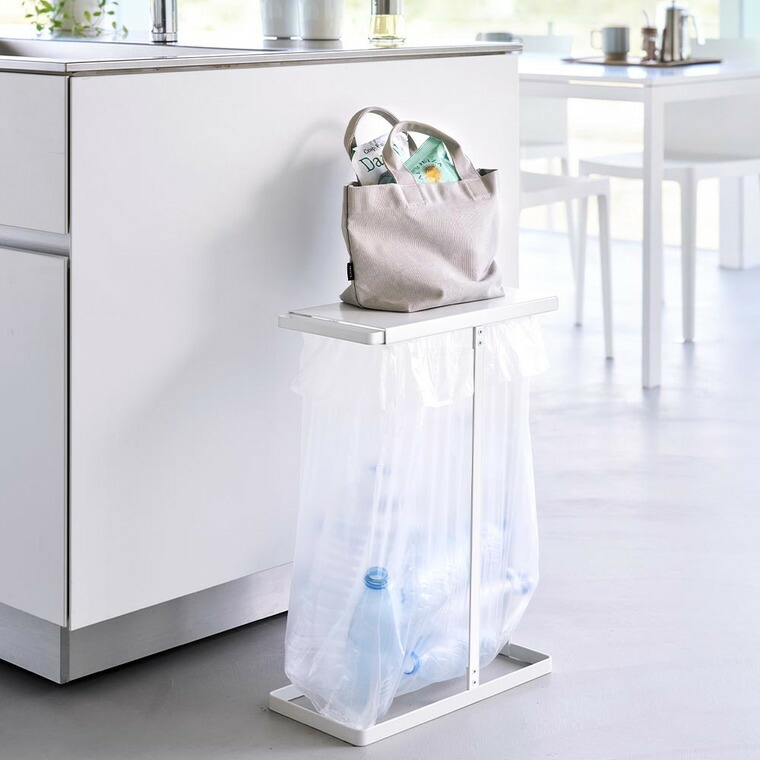 山崎実業 tower 引き出す分別ゴミ袋ホルダー タワー スリム 公式 10264 10265 ホワイト ブラック 送料無料