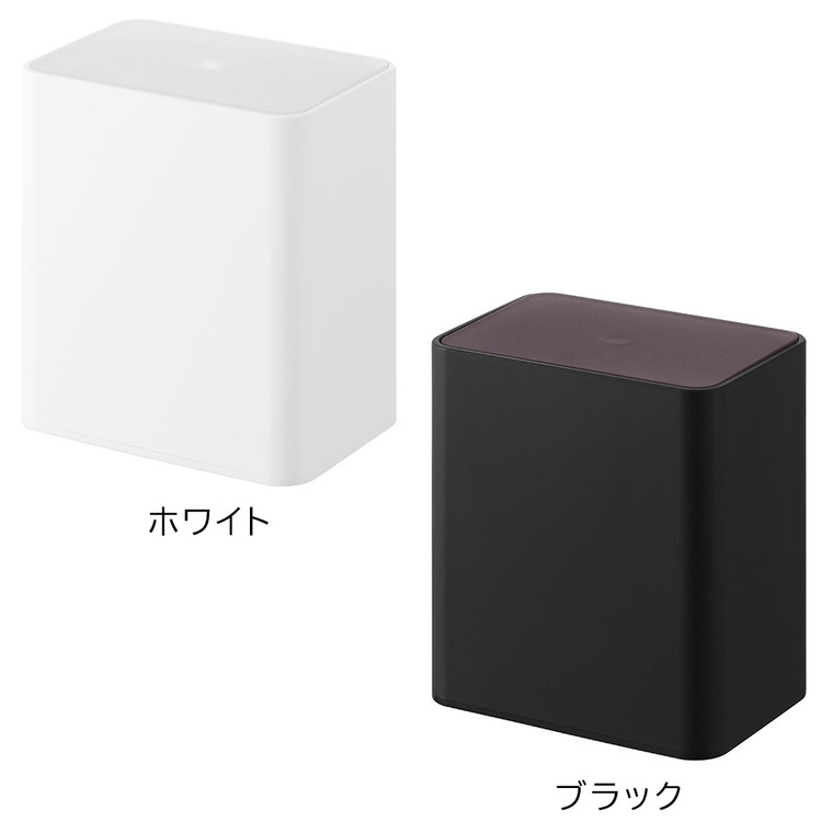 山崎実業 tower ポップアップ式綿棒ケース タワー 公式 10284 10285 ホワイト ブラック