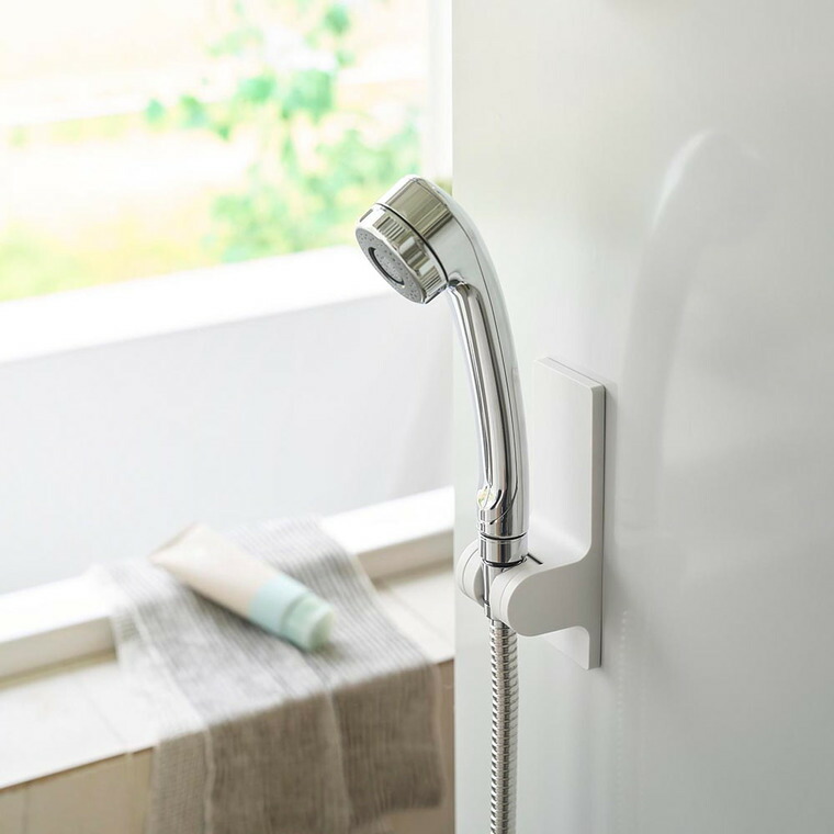 角度が調節できるマグネットシャワーホルダー タワー 山崎実業 tower 10286 10287 ホワイト ブラック