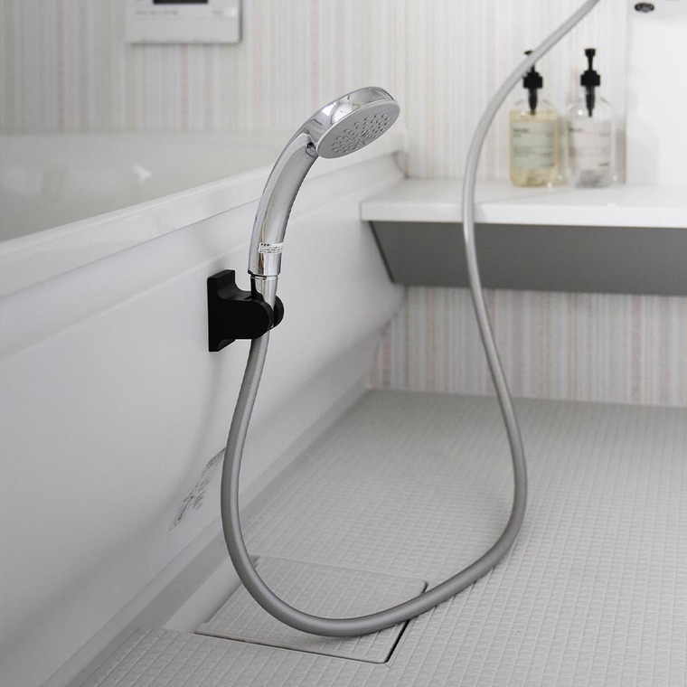 角度が調節できるフィルムフックシャワーホルダー タワー 山崎実業 tower 10288 10289 ホワイト ブラック