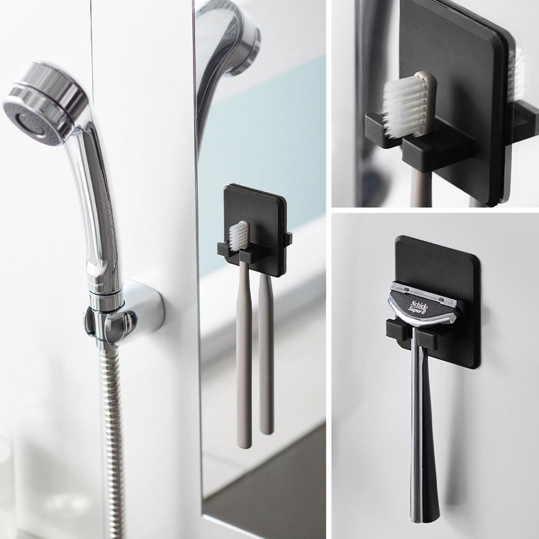 シリコーン吸盤歯ブラシホルダー タワー 山崎実業 tower 10296 10297