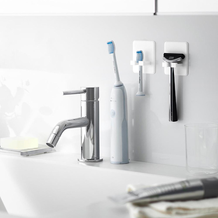 シリコーン吸盤歯ブラシホルダー タワー 山崎実業 tower 10296 10297