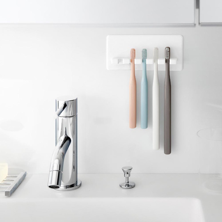 シリコーン吸盤歯ブラシホルダー タワー 5連 山崎実業 tower 10298 10299 ホワイト ブラック