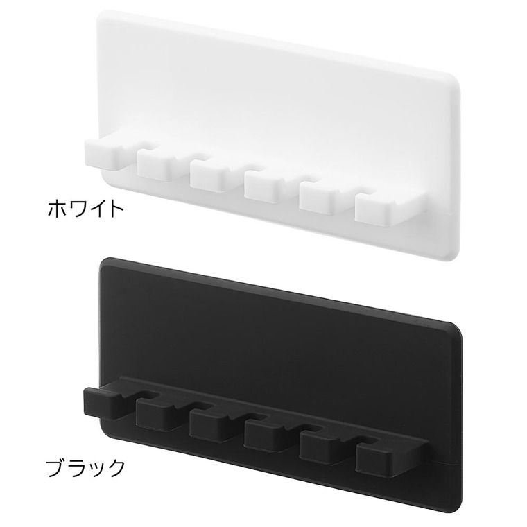 シリコーン吸盤歯ブラシホルダー タワー 5連 山崎実業 tower 10298 10299 ホワイト ブラック